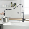 Touchless Kitchen Faucet,Hands Free Automatic Smart black and