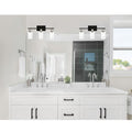 Modern Bathroom Lighting with Clear Glass Shade,