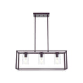 Contemporary Chandeliers Black 3 Light Modern