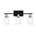 Modern Bathroom Lighting with Clear Glass Shade,