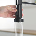 Touchless Kitchen Faucet,Hands Free Automatic Smart black and