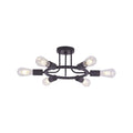 6 Light Modern Sputnik Lights Semi Flush Mount Ceiling oil-rubbed bronze-metal