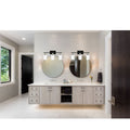 Modern Bathroom Lighting with Clear Glass Shade,