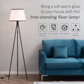 Homcom Modern Tripod Floor Lamp Free Standing