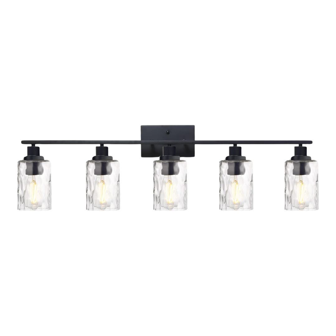 5 Light Bathroom Lighting Fixtures Over Mirror 40