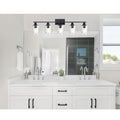 5 Light Bathroom Lighting Fixtures Over Mirror 40