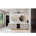 5 Light Bathroom Lighting Fixtures Over Mirror 40