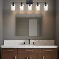 5 Light Bathroom Lighting Fixtures Over Mirror 40