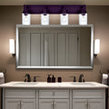 Modern Wall Bathroom Vanity Light Fixture 4 Light