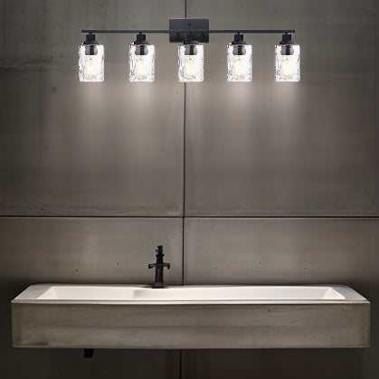 5 Light Bathroom Lighting Fixtures Over Mirror 40