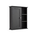 Bathroom Wall Cabinet in Black Ready to Assemble black-1-3-soft close doors-wall