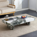 A modern and practical coffee table with black and white-mdf