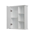 Bathroom Wall Cabinet in White Ready to Assemble white-3-soft close doors-wall mounted-mdf-painted