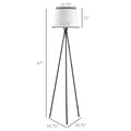 Homcom Modern Tripod Floor Lamp Free Standing