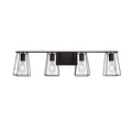 4 Light Oil Rubbed Bronze Vanity Lights for