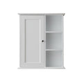 Bathroom Wall Cabinet in White Ready to Assemble white-3-soft close doors-wall mounted-mdf-painted