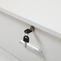 Classic Wall Mounted Styling Station with Drawer and white-particle board