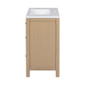 36''Bathroom Vanity with Undermount Sink,Modern 2-wood-2-2-adjustable