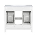 36''Bathroom Vanity with Undermount Sink,Modern 2-white-2-2-adjustable