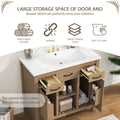 36''Bathroom Vanity with Undermount Sink,Modern 2-wood-2-2-adjustable