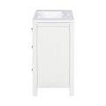 36''Bathroom Vanity with Undermount Sink,Modern 2-white-2-2-adjustable