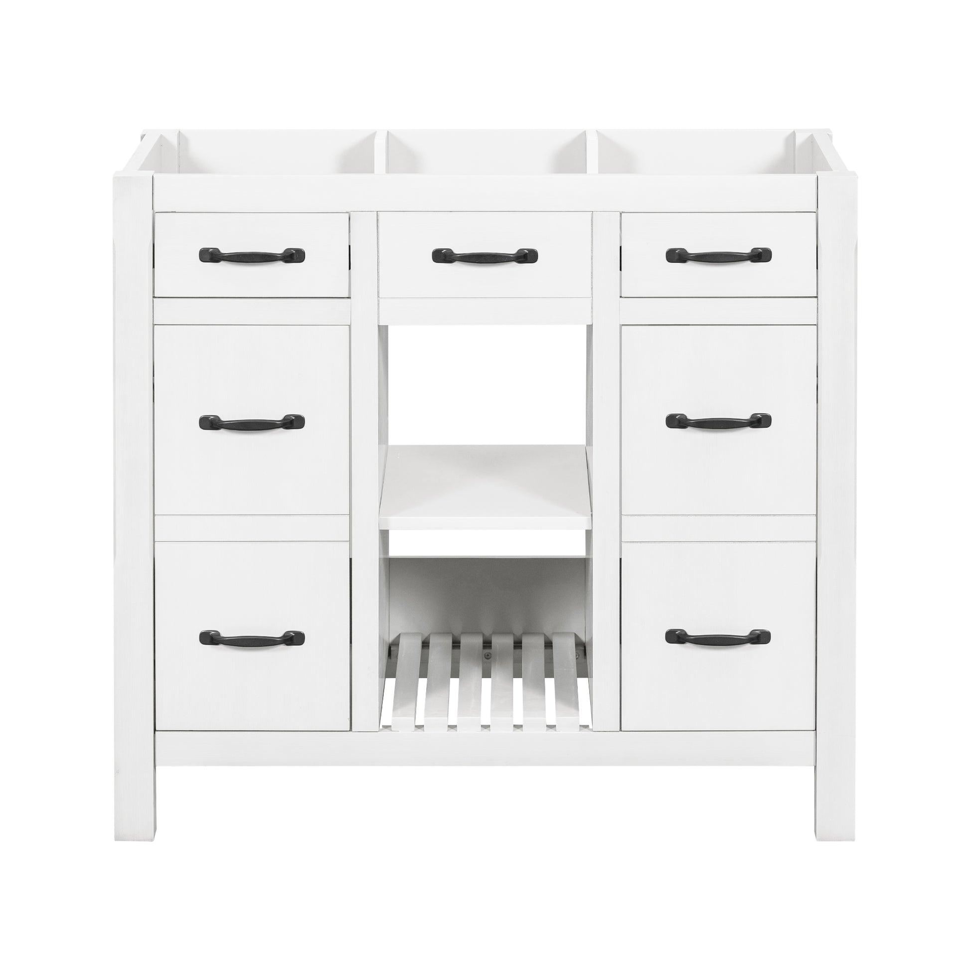 36''Bathroom Vanity without Sink,Modern Bathroom 2-white-2-2-adjustable