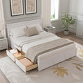 Luxury Queen Size Wood Platform Bed with Hydraulic box spring not