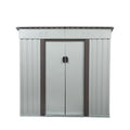 4 x 6 Ft Outdoor Storage Shed, Patio Steel Metal