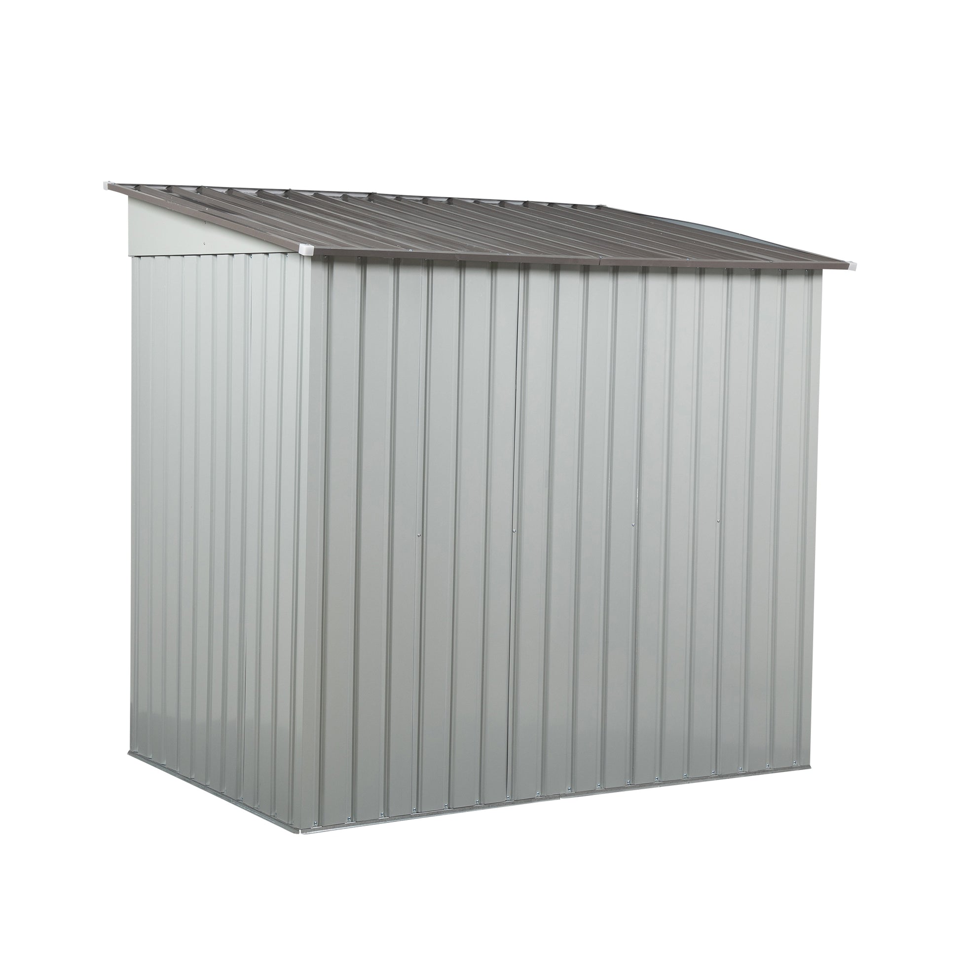 4 x 6 Ft Outdoor Storage Shed, Patio Steel Metal