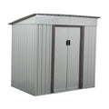 4 x 6 Ft Outdoor Storage Shed, Patio Steel Metal