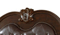 Roma King Bed Dark Walnut