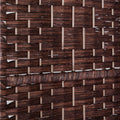 HOMCOM 6' Tall Wicker Weave 6 Panel Room Divider brown-wood