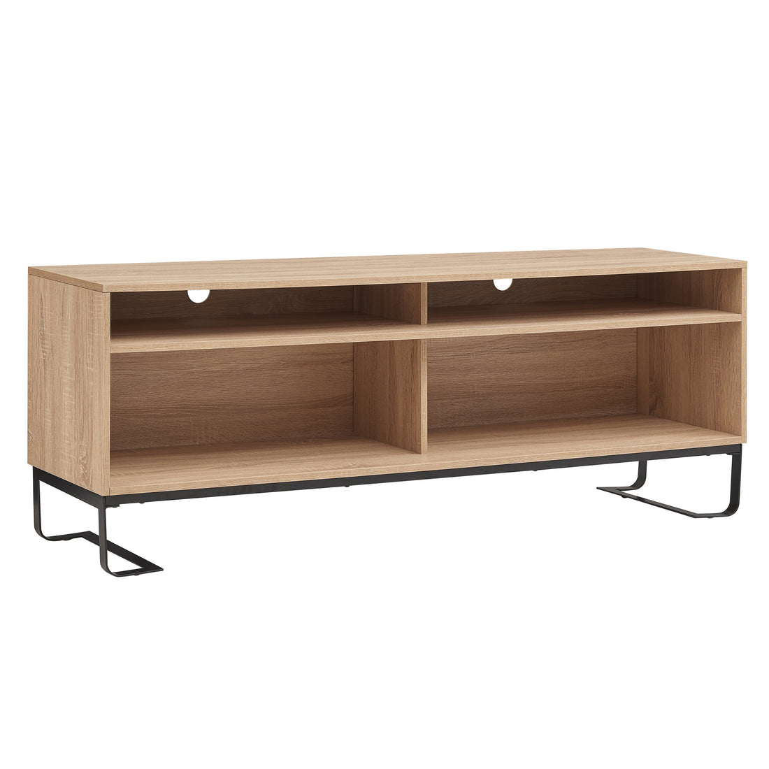 60 Inch Modern Tv Media Entertainment Console, 4