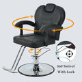 Classic Reclining Barber Chair Salon Chair For