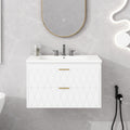 30'' Wall Mounted Bathroom Vanity with Resin 2-white-stain resistant-bathroom-wall