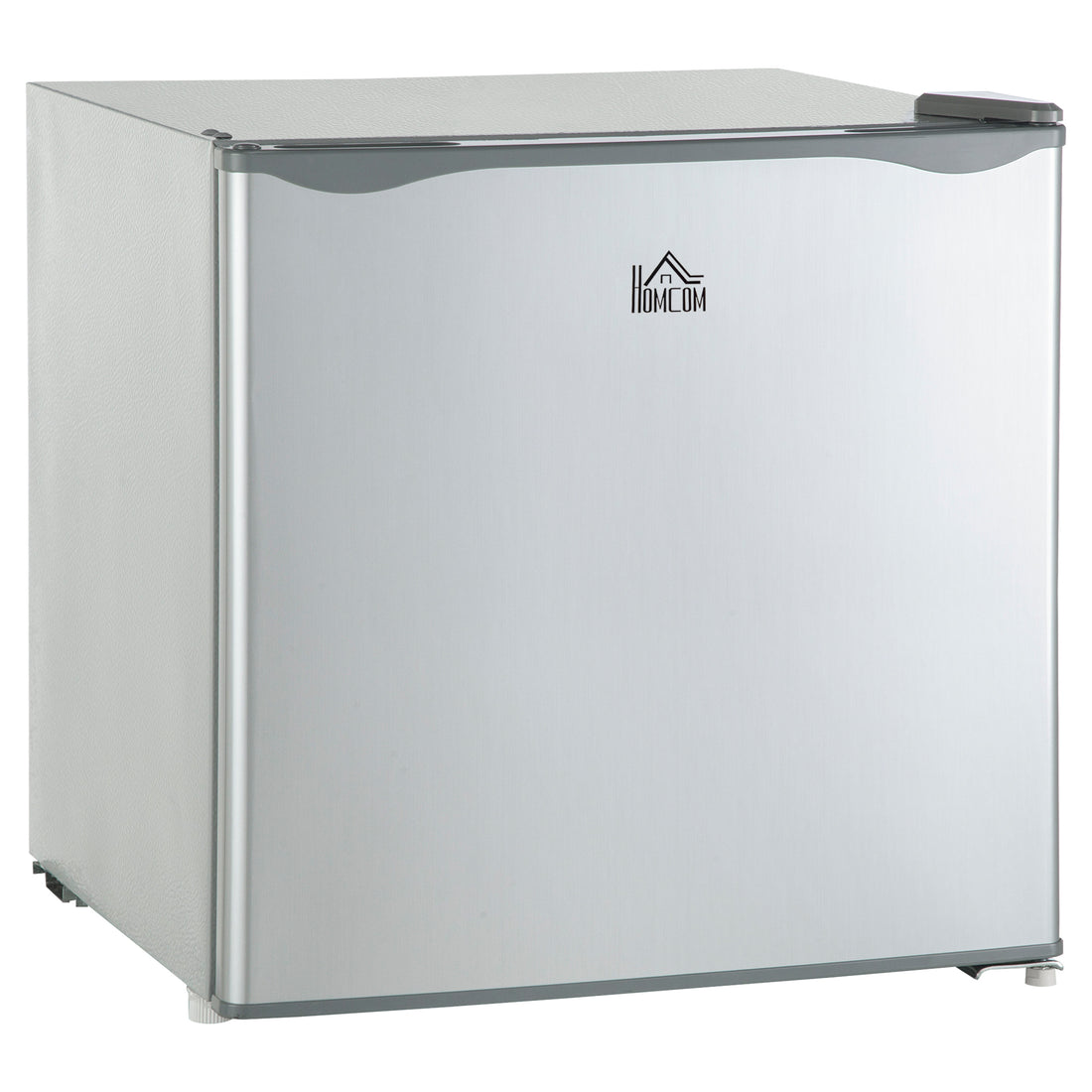 HOMCOM Mini Freezer Countertop, 1.1 Cu.Ft Compact gray-steel