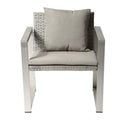 Exquisitly Aluminum Upholstered Cushioned Chair