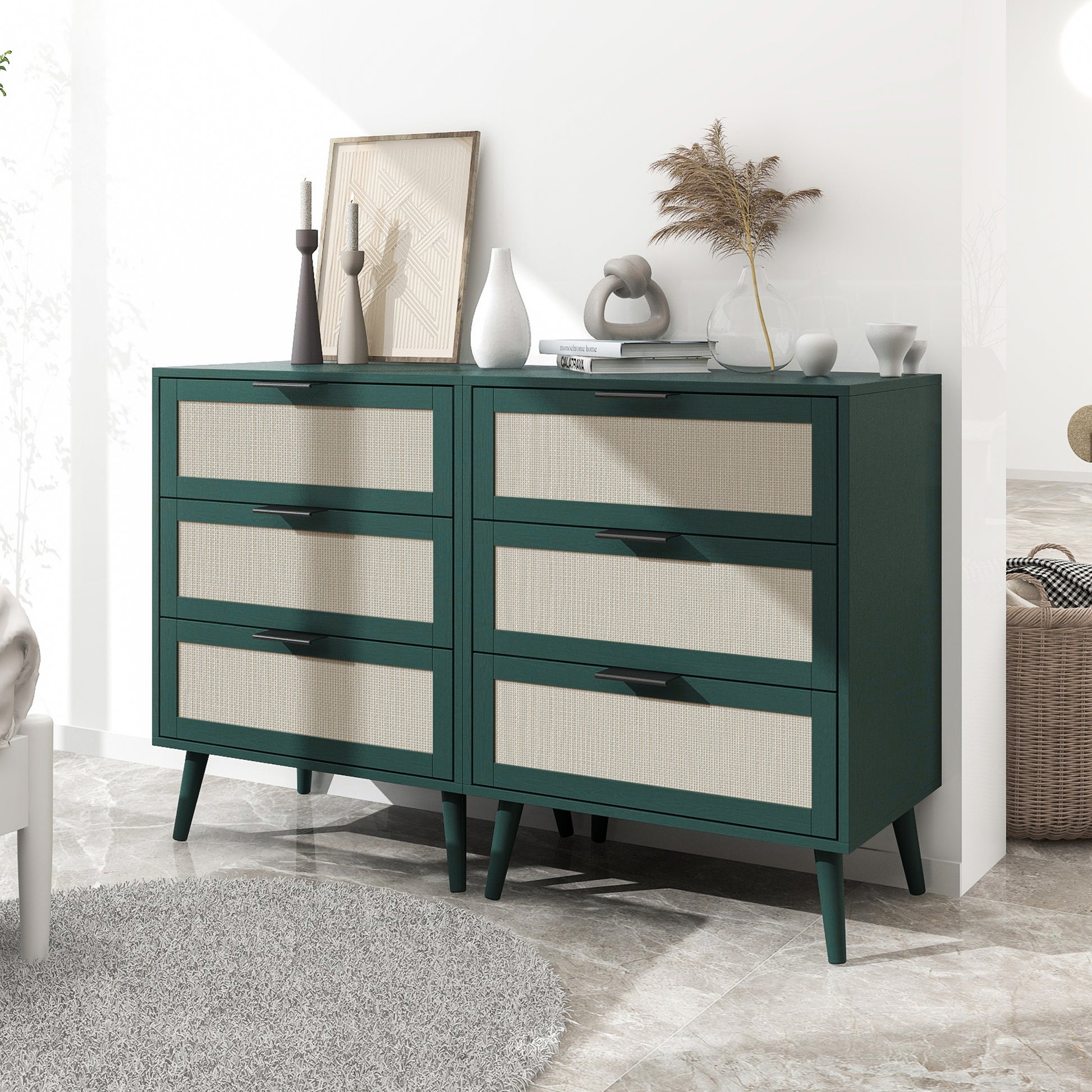 3 Drawer Cabinet, Suitable For Bedroom, Living