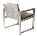 Exquisitly Aluminum Upholstered Cushioned Chair