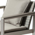 Exquisitly Aluminum Upholstered Cushioned Chair