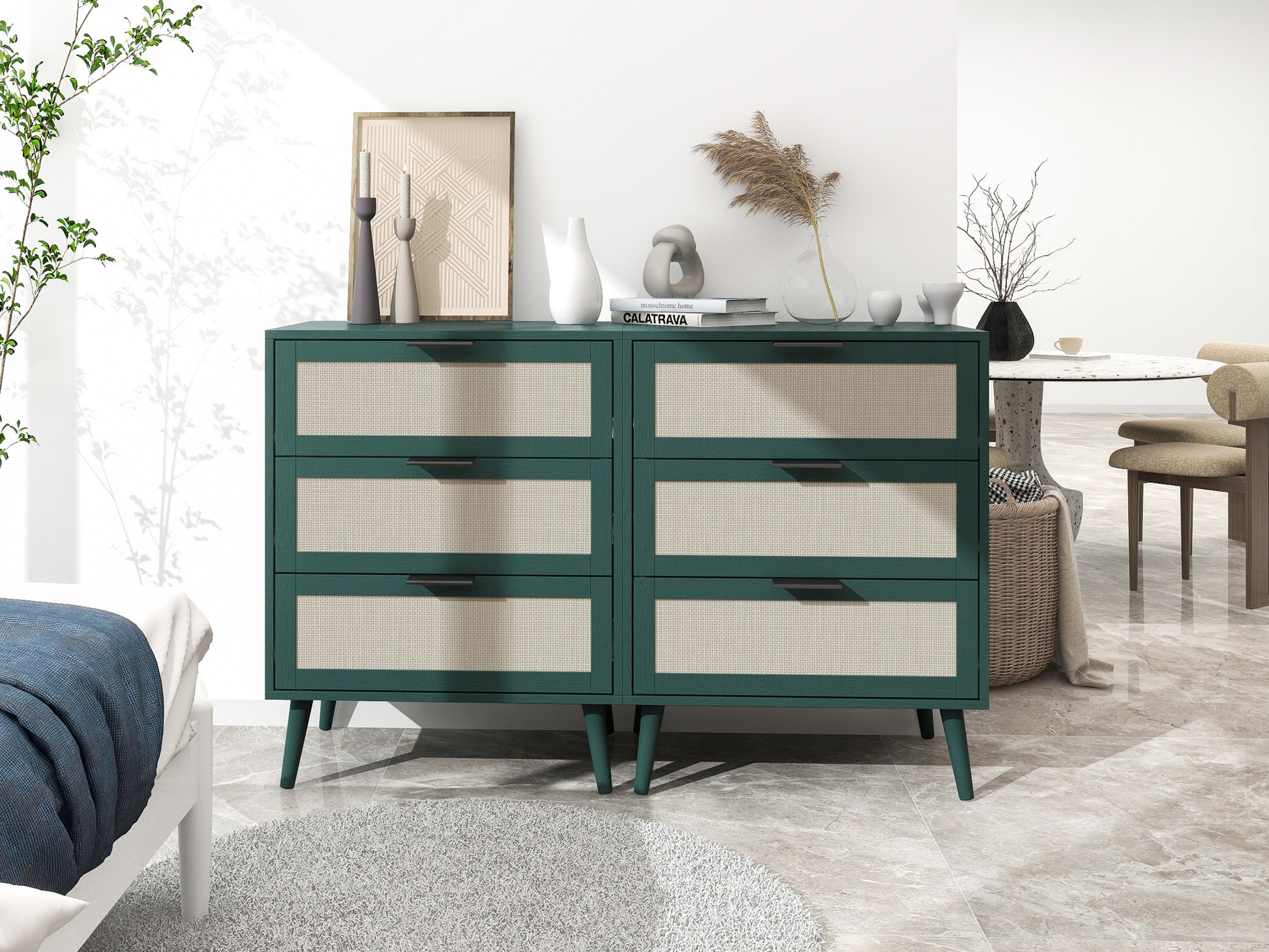 3 Drawer Cabinet, Suitable For Bedroom, Living