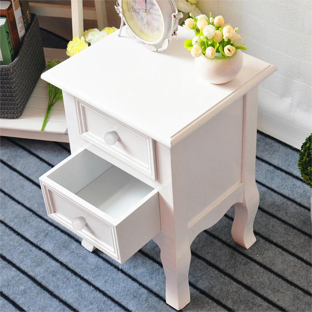 Nightstand Drawer Organizer Storage Cabinet