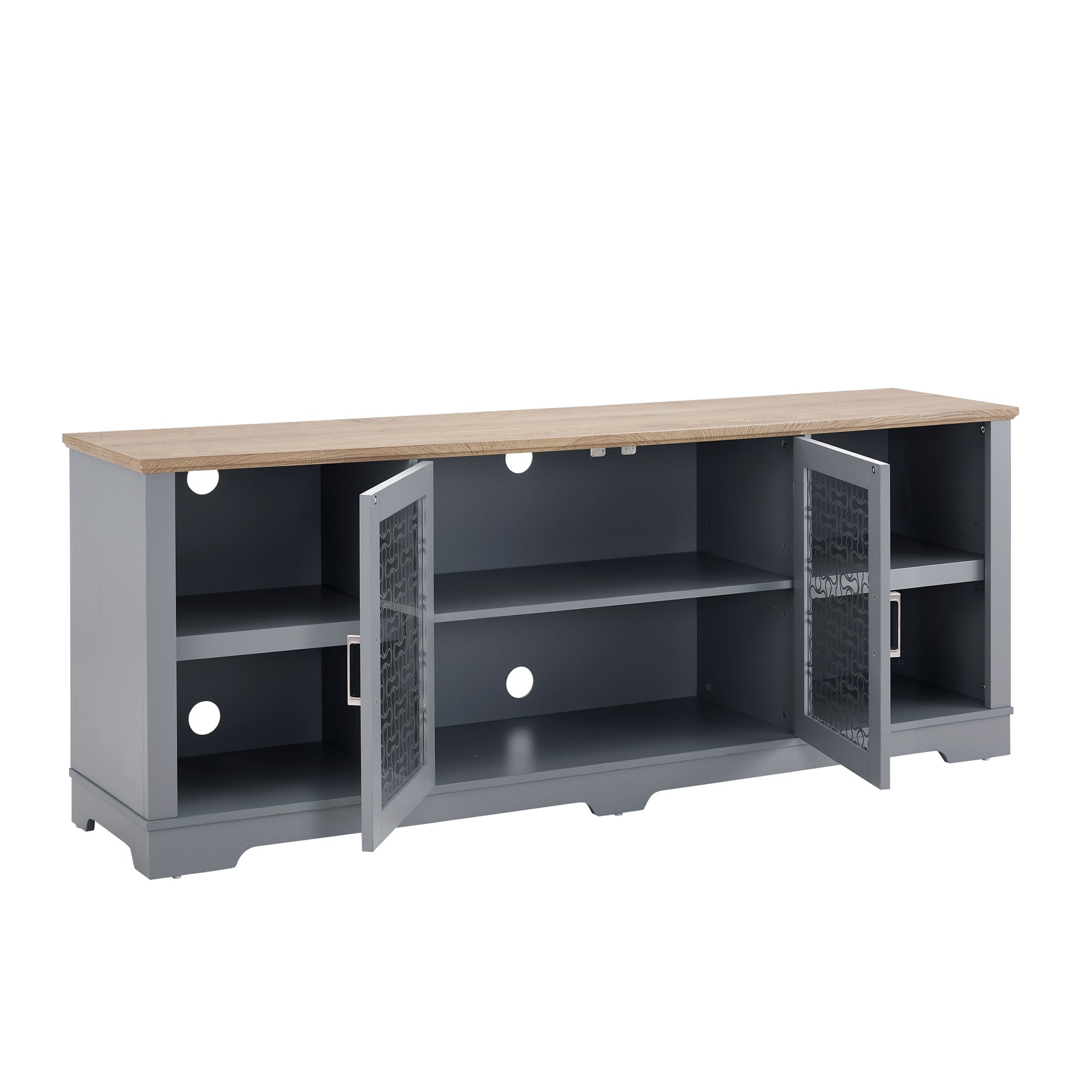 Modern Farmhouse Tv Media Stand, Large Home -