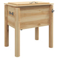 Outsunny Wooden Patio Cooler, 54Qt. Outdoor