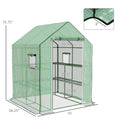 Outsunny 4.6' x 4.7' Portable Greenhouse, Water