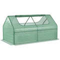 Outsunny 6' x 3' Galvanized Raised Garden Bed