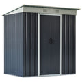 Outsunny 6' x 4' Metal Lean to Garden Shed,