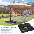 Outsunny Hdpe Material Patio Umbrella Base