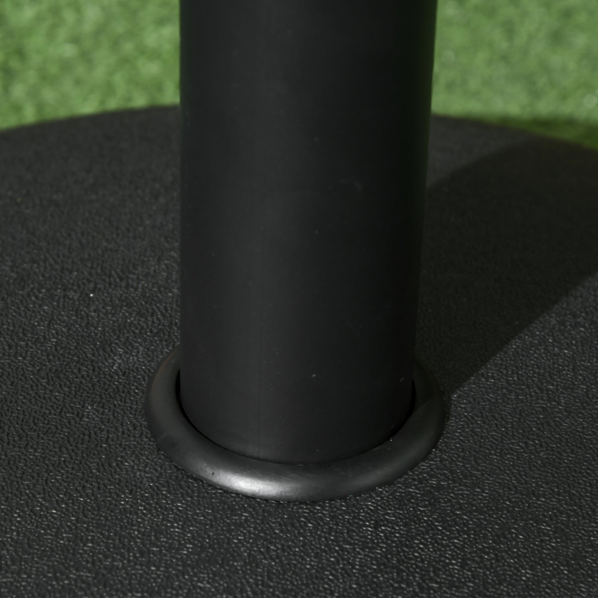 Outsunny 20" 55 lbs Round Cement Umbrella Base Stand black-steel