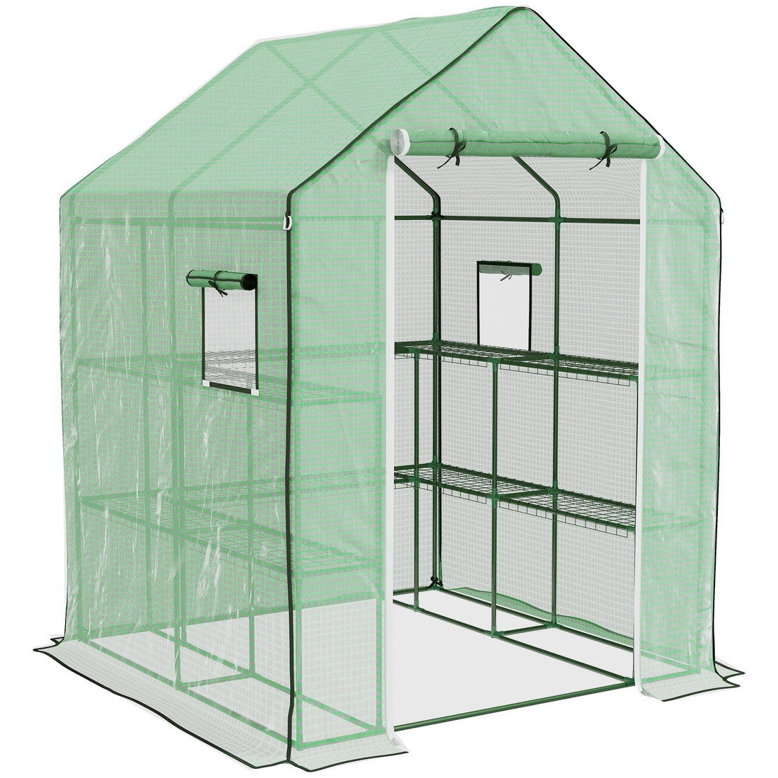 Outsunny 4.6' x 4.7' Portable Greenhouse, Water